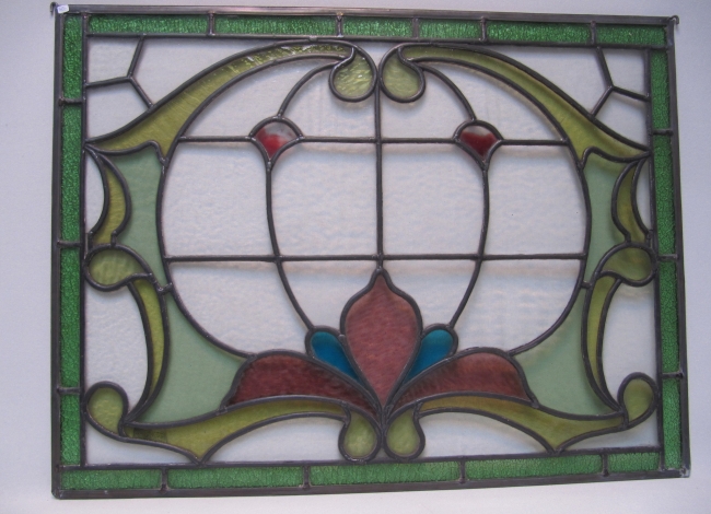 Art Nouveau raam
