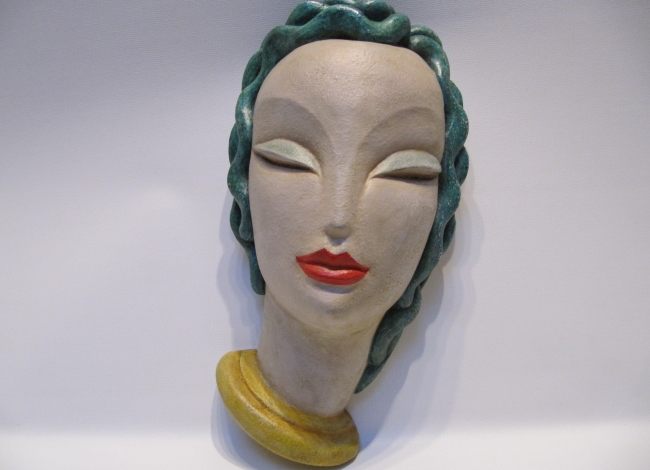 Art deco wandmasker