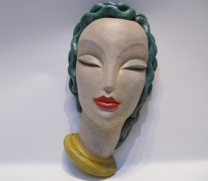 Art deco wandmasker