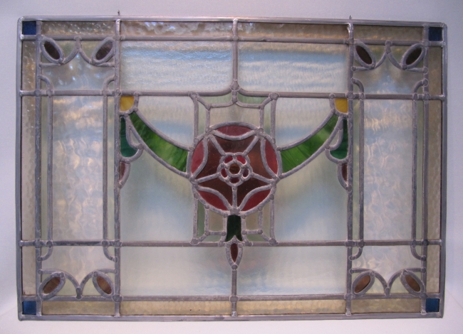 Art deco glas in lood raam