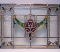 Art deco glas in lood raam